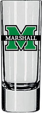 Marshall University Collector's Glass