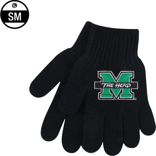 Marshall University Youth Knit Tailgate Gloves