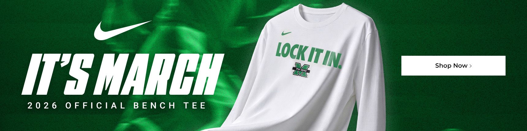 It's March. 2026 official bench tee.