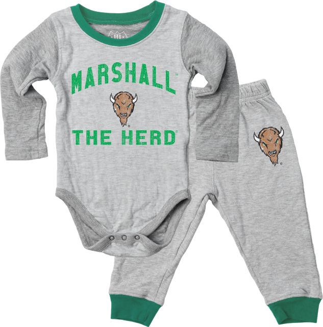Marshall University Thundering Herd Infant Bodysuit & Pant Set
