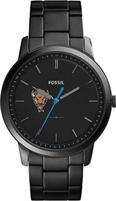 Fossil The Minimalist Slim Three-Hand Black Stainless Steel Watch - ONLINE ONLY