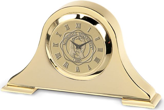 Gold Napoleon Desk Clock - ONLINE ONLY