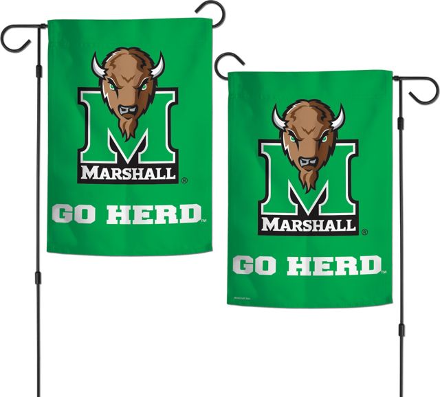 Marshall University 12''X18'' 2-Sided Garden Flag  - ONLINE ONLY