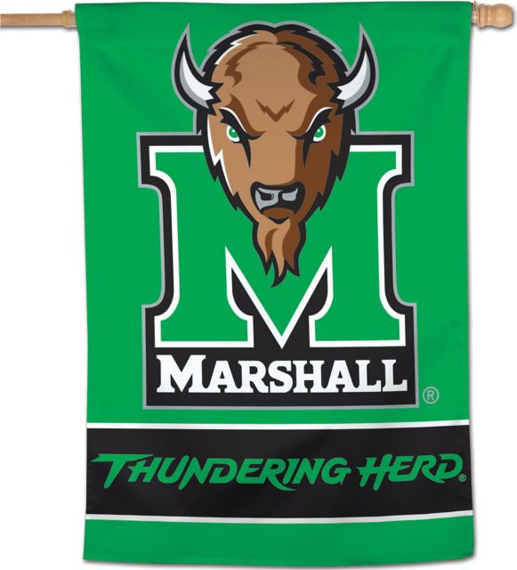 Marshall University 28''X40'' Vertical Flag  - ONLINE ONLY