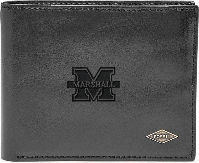 Fossil Leather Ryan RFID Flip ID Bifold - Black - ONLINE ONLY