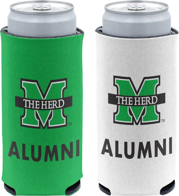 Marshall University Alumni Slim Can Coozie