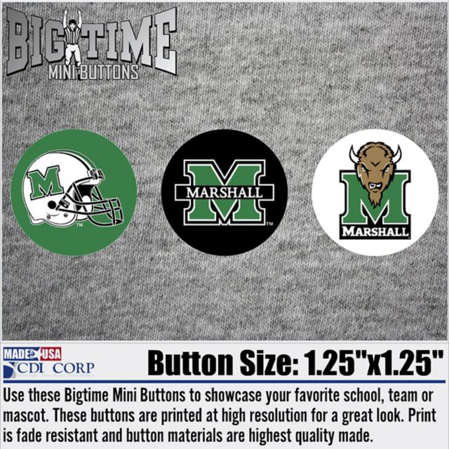 Marshall University 3-Pack Mini Button