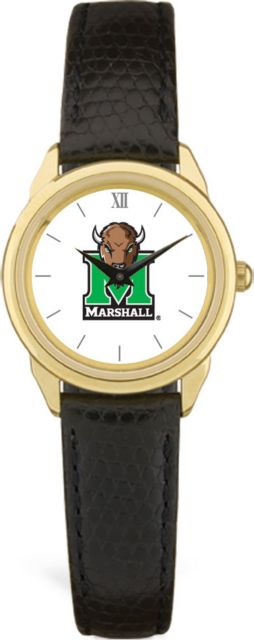 CSI Women's Black Leather Watch(Gift Boxed) With Colored Medallion - ONLINE ONLY