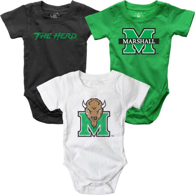 Marshall University Infant Bodysuit 3-Pack
