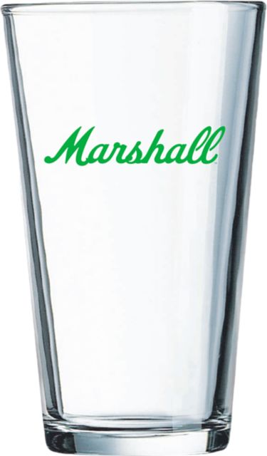 Marshall University 16 oz. Glass