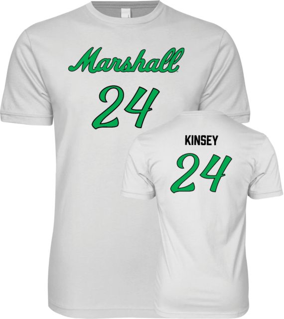 Marshall Men's Basketball T-Shirt Taevion Kinsey - 24 - ONLINE ONLY