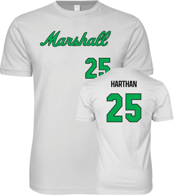Marshall Baseball T-Shirt Cameron Harthan - 25 - ONLINE ONLY