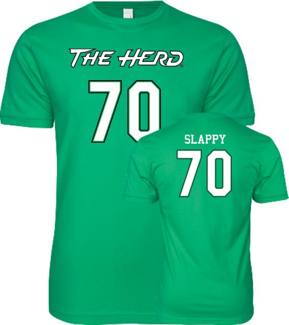 Marshall Football T-Shirt Jalen Slappy - 70 - ONLINE ONLY