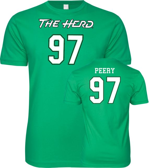 Marshall Football T-Shirt Marco Peery - 97 - ONLINE ONLY