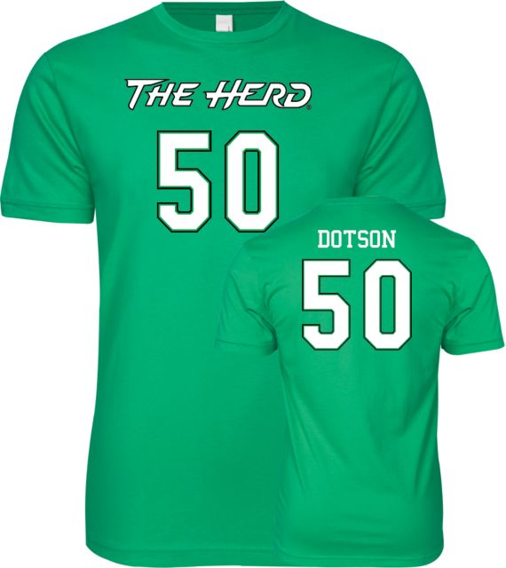 Marshall Football T-Shirt Caden Dotson - 50 - ONLINE ONLY