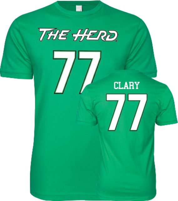Marshall Football T-Shirt Isaac Clary - 77 - ONLINE ONLY