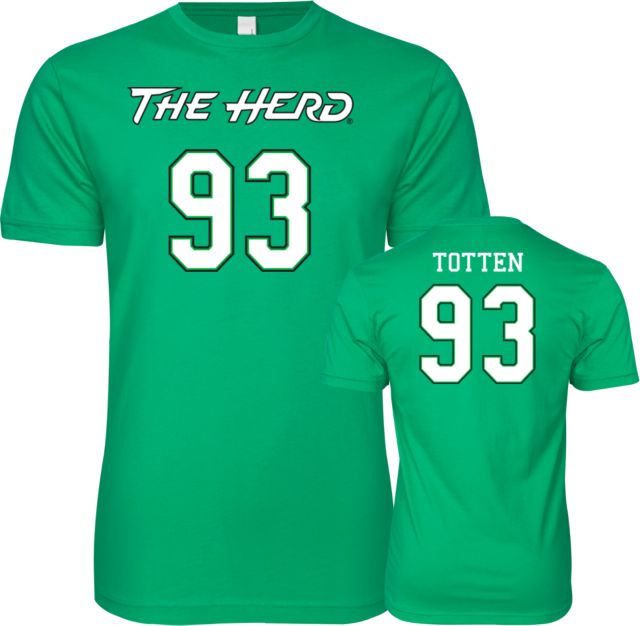 Marshall Football T-Shirt Nathan Totten - 93 - ONLINE ONLY