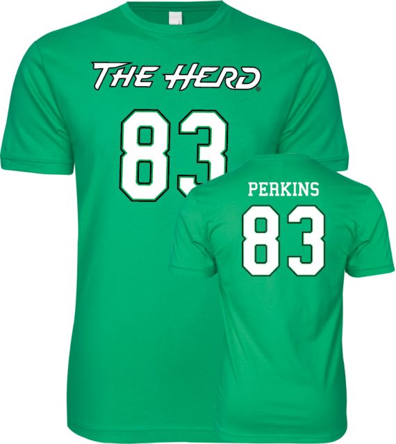Marshall Football T-Shirt Ty Perkins - 83 - ONLINE ONLY