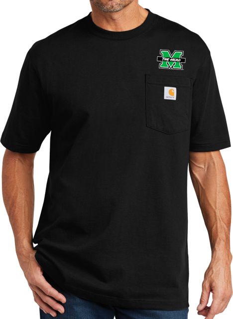 Marshall University Carhartt Workwear Pocket Short Sleeve T-Shirt
