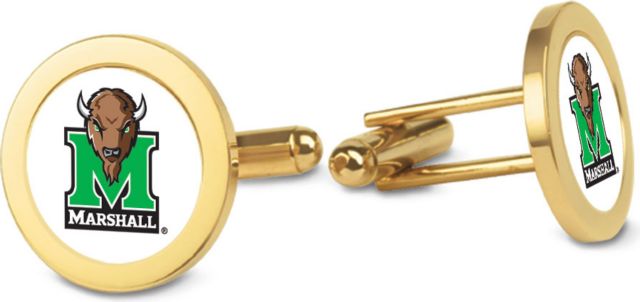 CSI Gold Cufflinks (Gift Boxed) With Colored Medallion - ONLINE ONLY
