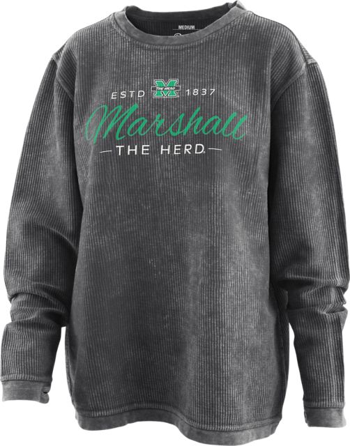Marshall University Thundering Herd Women's Corduroy Crewneck Sweatshirt