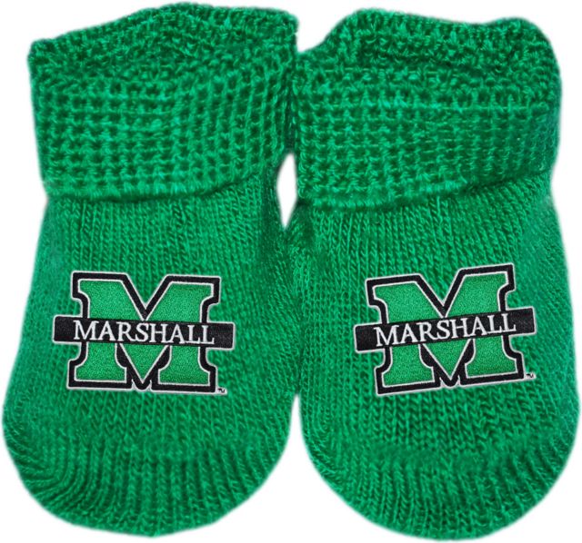 Marshall University Baby Booties