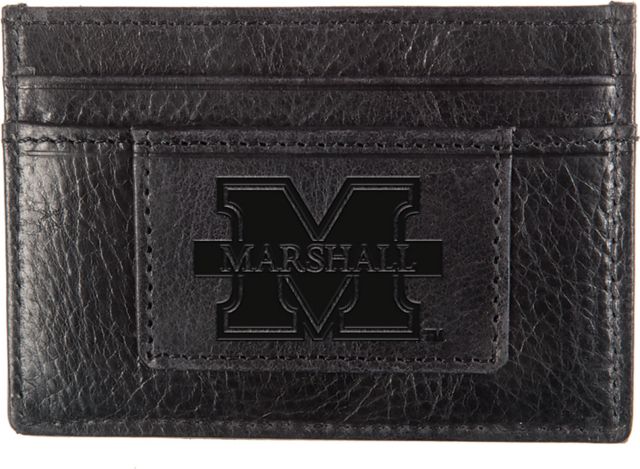 Marshall University Leather Card Holder