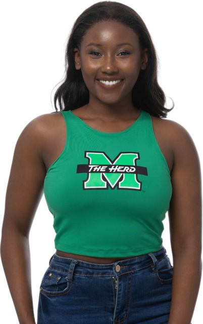 Marshall University Women's Crop Tank