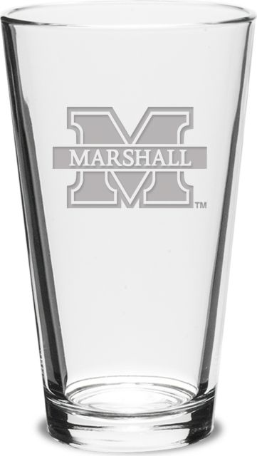 Marshall University 16 oz. Mixing Glass