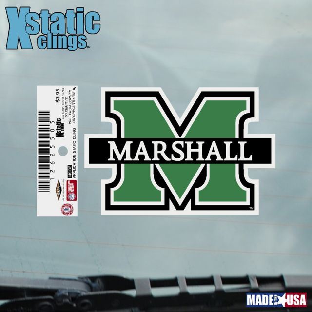 Marshall University Cling Decal