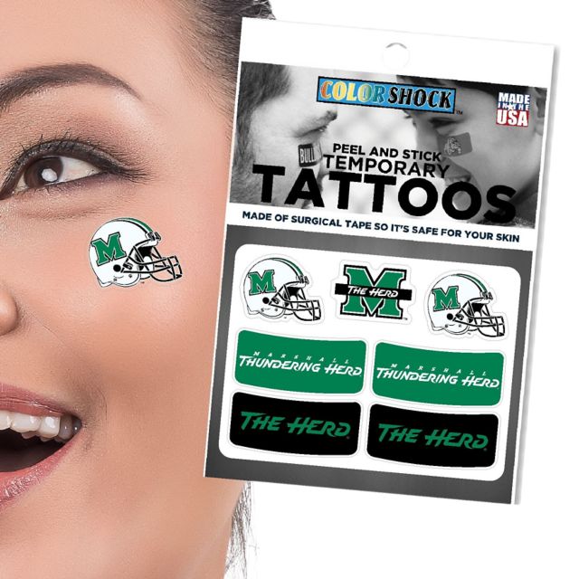Marshall University Helmet Body Decals