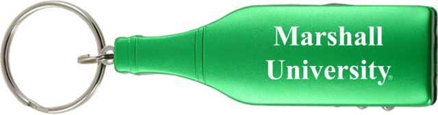 Marshall University Wine Bottle Opener Keychain