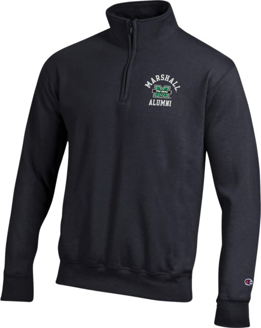 Marshall University Thundering Herd Alumni 1/4 Zip Powerblend Jacket
