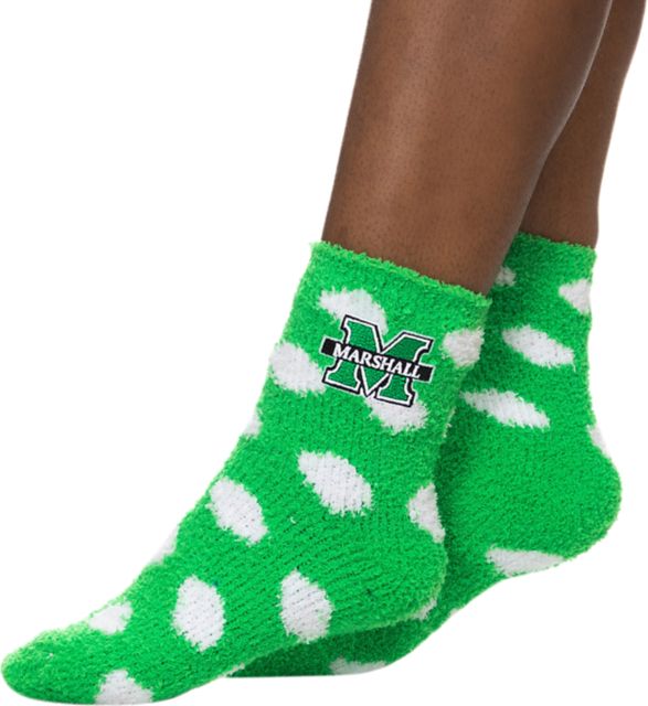 Marshall University Women's Plush Socks