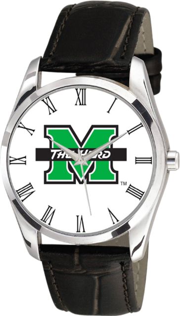 Marshall University 26mm Ladies Leather Watch