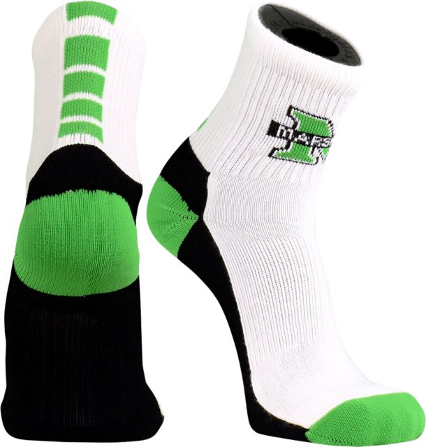 Marshall University Quarter Cut Socks