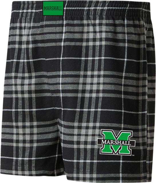 Marshall University Flannel Boxer Shorts
