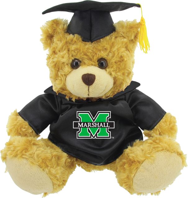 Marshall University 12'' Graduation Plush Bear - ONLINE ONLY