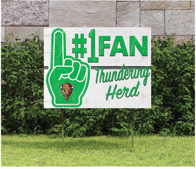 Marshall University 18x24 #1 Fan Lawn Sign