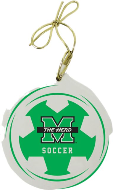 Marshall University Soccer Ornament