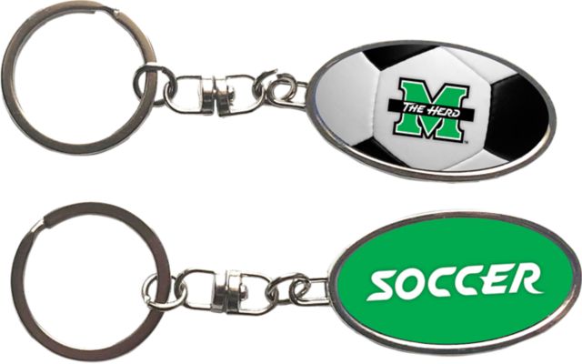 Marshall University Soccer Keychain