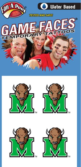 Marshall University Tattoo 4-Pack