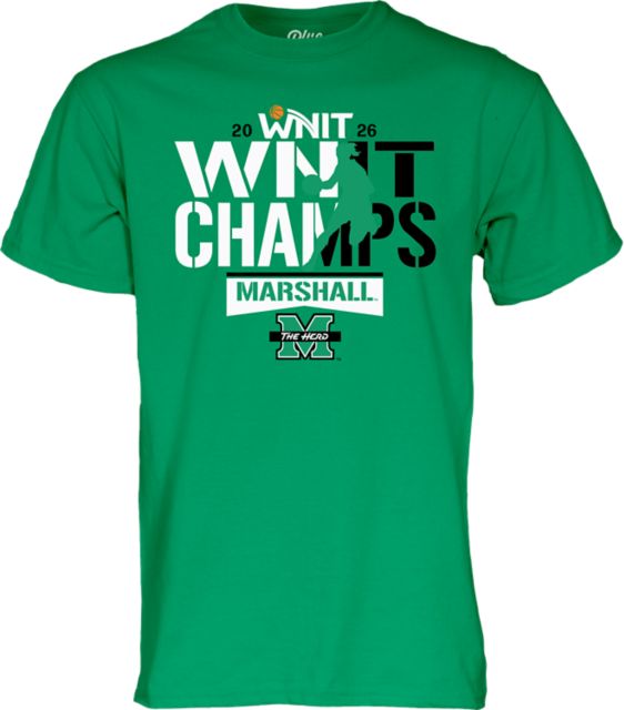 Marshall University Women's Basketball 2026 NIT Champions Short Sleeve T-Shirt