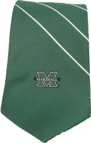 Marshall University Striped Tie