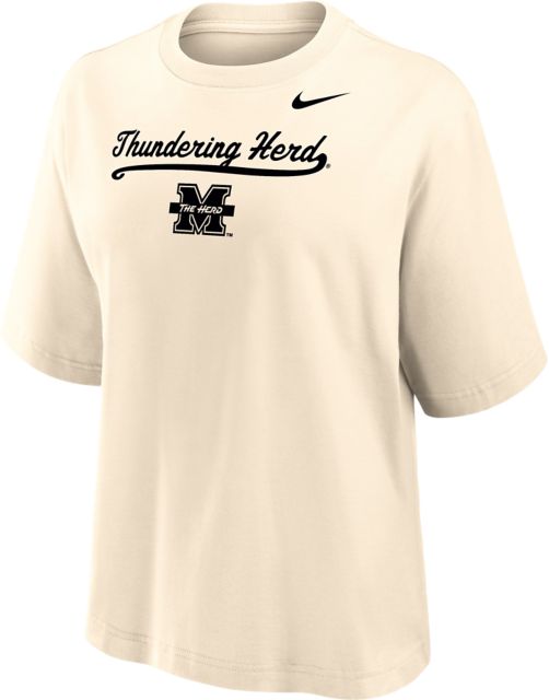 Marshall University Thundering Herd Women's Boxy Short Sleeve T-Shirt