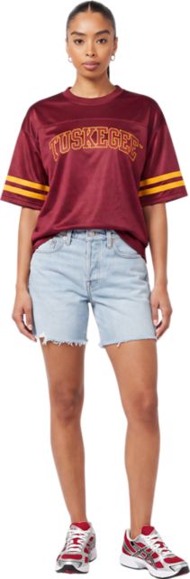 Tuskegee University HBCU Women's Sparkle Jersey Short Sleeve T-Shirt