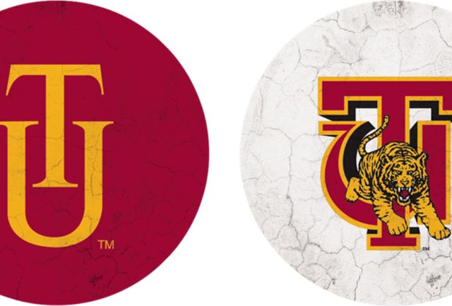 Tuskegee University Golden Tigers Car Coasters - 2 Pack