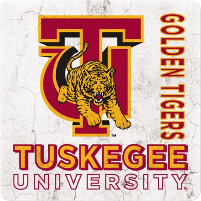 Tuskegee University Golden Tigers 4x4 Coaster