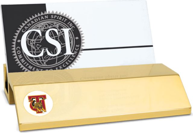 CSI Gold  Card Holder With  Colored Medallion - ONLINE ONLY
