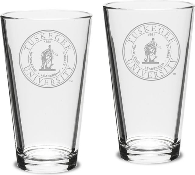 Set of 2 Crystal Mixing Glasses - 16 oz- ONLINE ONLY